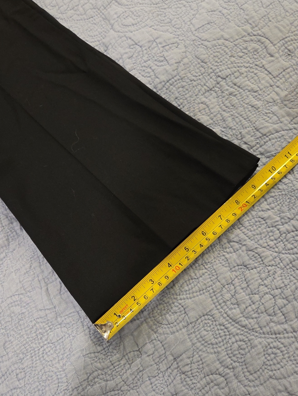Theory Max C Tailor Dress Pants Black Wool Flare Trousers Size 4📝 - Picture 13 of 13